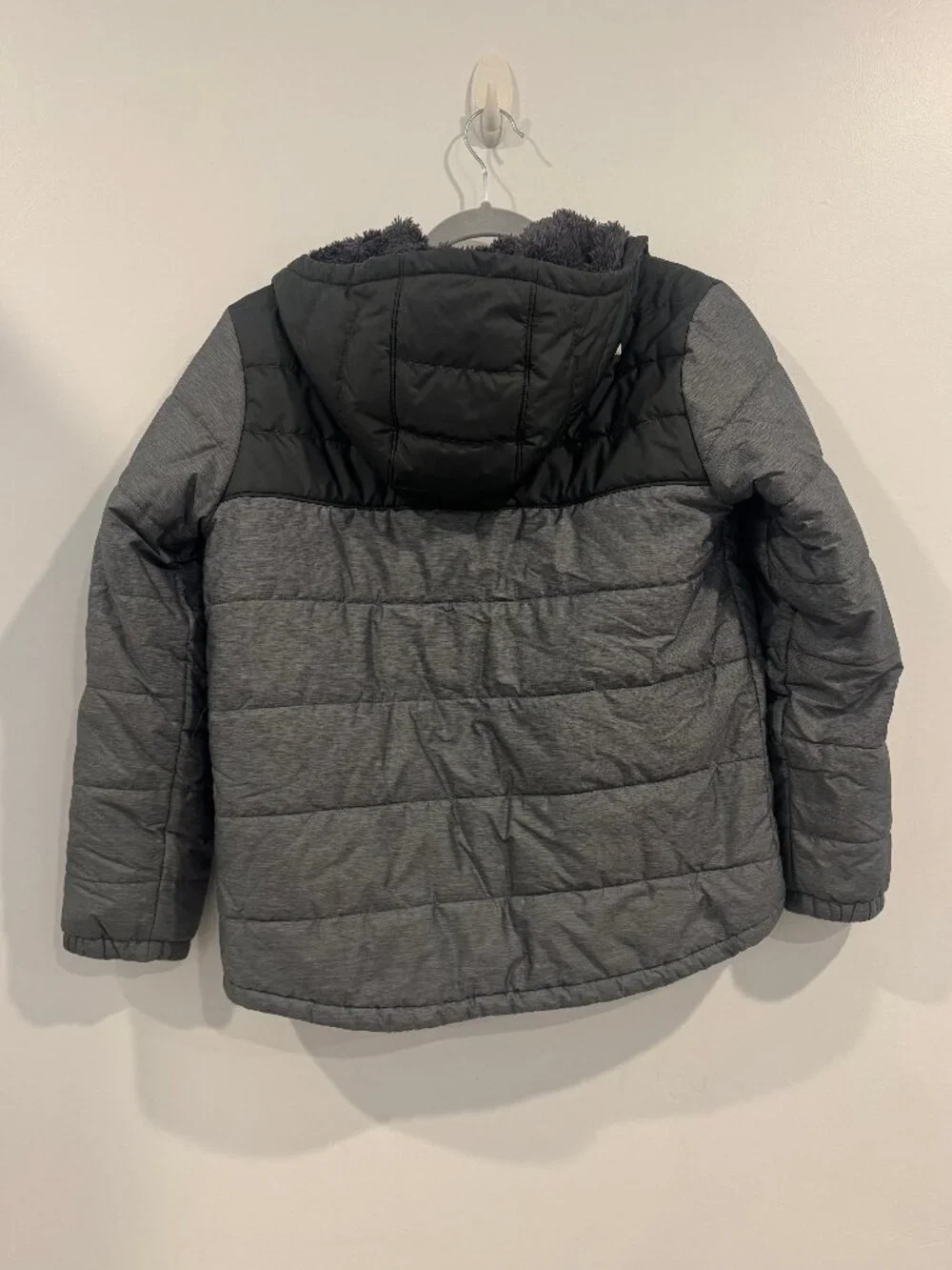 The North Face Boys' Reversible Mount Chimborazo Coat Black/Grey Size L